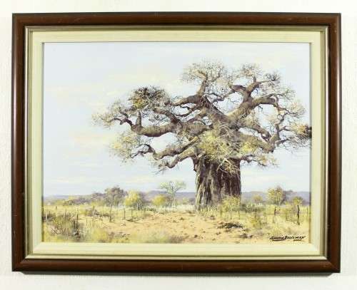 Francois Badenhorst - Baobab - A stunning painting!! Bid now