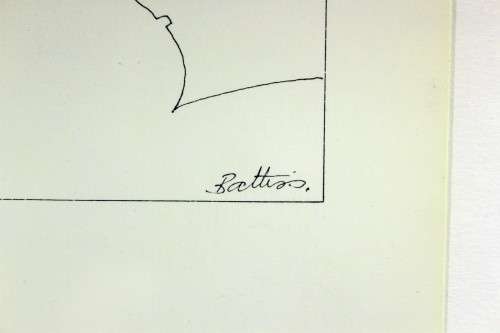 Walter Battiss - Nude with birds - A beautiful print! Bid now!