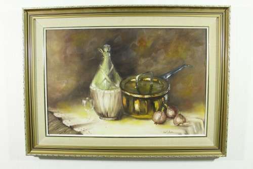Nel McKeith - Still life - A beautiful oil painting!! Bid now!!