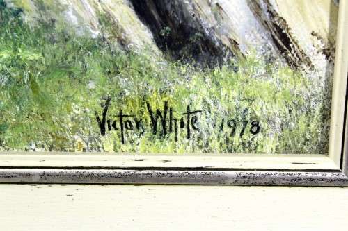 Victor White - Landscape - A beautiful painting! Low, low price!! Bid now!