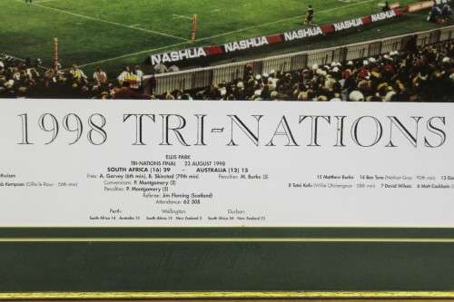 1998 Tri-Nations Final - An amazing print!! Bid now!!