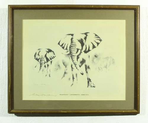 Clive Walker - Elephant - Beautiful! - Low price, bid now!!