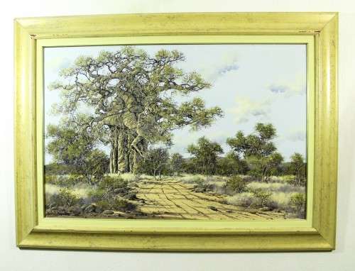 Francois Badenhorst - Large Baobab - A stunning painting!! 90cm x 59cm - Bid now!! *Free courier!