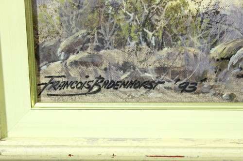 Francois Badenhorst - Large Baobab - A stunning painting!! 90cm x 59cm - Bid now!! *Free courier!