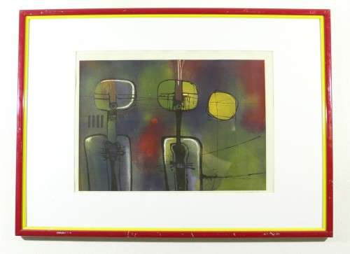 Winston Saoli - Abstract figures and shapes - Stunning work!! Bid now!!
