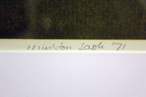 Winston Saoli - Abstract figures and shapes - Stunning work!! Bid now!!