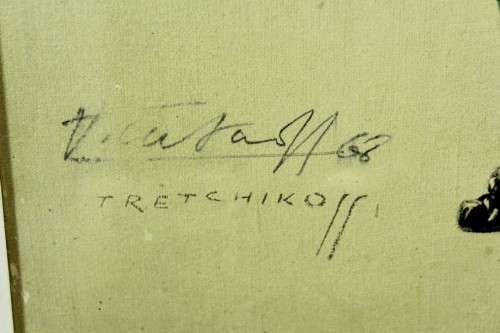 V Tretchikoff - Still life - Signed and dated - A beautiful treasure! - 91cm x 44cm - Bid now!