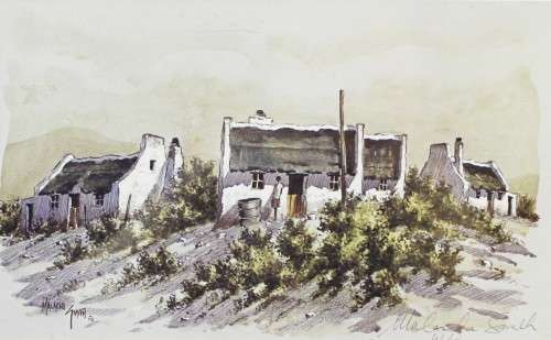 Malachi Smith - Houses on the dunes - Signed and editioned - Take a look now!! Giveaway price!