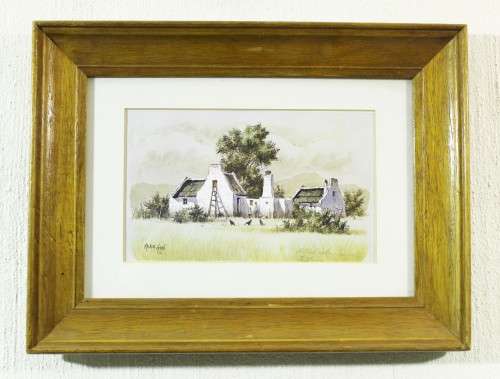 Malachi Smith - Cape Dutch Farm - Signed and editioned - Take a look now!! Giveaway price!