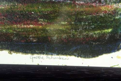 Grethe Schonken - Traditional woman - Mixed media - A beauty!! Low price!!  Bid now!