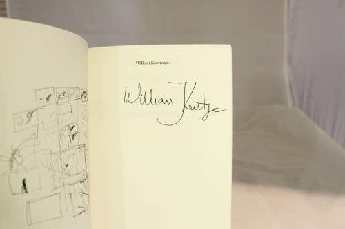 William Kentridge - Thinking aloud - Autographed book - An excellent reference work! Bid now!