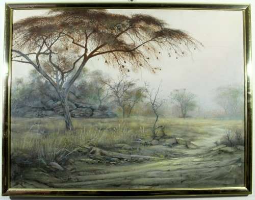 Jung - Landscape - A beautiful oil painting! Bid now!!