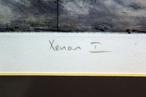 Mark Godwin - Xenon 1 - Abstract limited edition etching