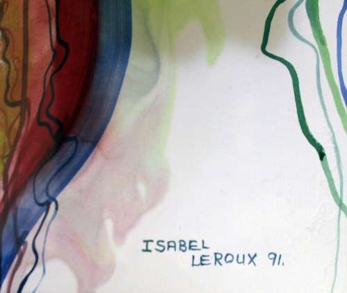 Isabel le Roux - Abstract - A magnificent investment piece!! 96cm x 67cm ! - Bid now!!