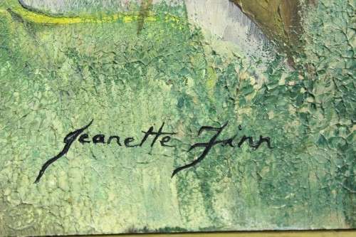 Jeanette Finn - Faces - A beautiful painting! - Bid now!