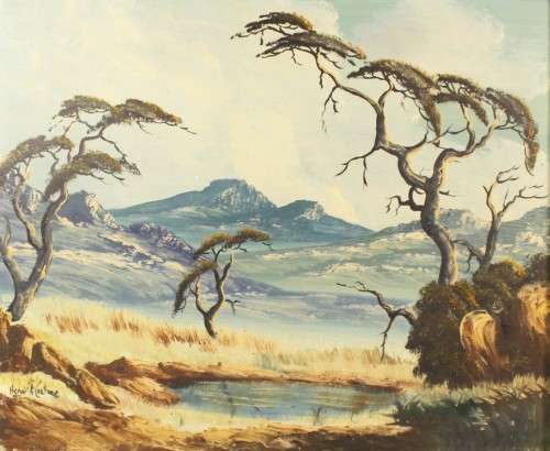 Hendrik Coetzee - Landscape - A stunner!! Bid now!