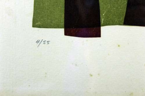 Hannes Harrs - Abstract form green - Limited edition - What a beauty!! Bid now!