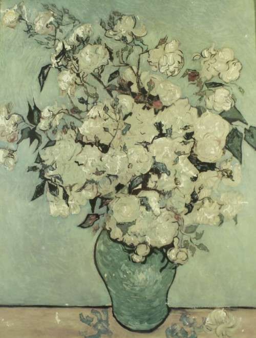 Van Gogh - Iris and Roses - Beautiful print! - Bid now!!