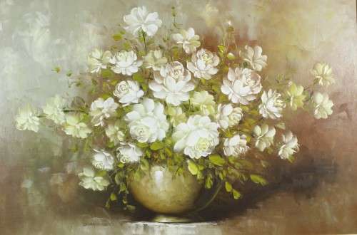 Donna Wood - Still life flowers - Stunning art!! Bid now!!