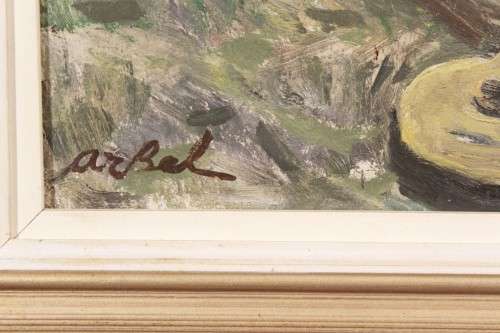 Arbel - Musician taking a break - A beautiful painting - Bid now!!