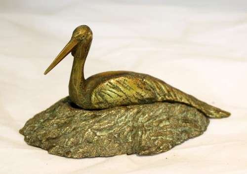 Keith Calder - Blue crane on nest - Magnificent!! Bid now!!