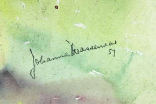 Johanna Wassenaar - Still life flowers - A beautiful painting! Low price, bid now!!