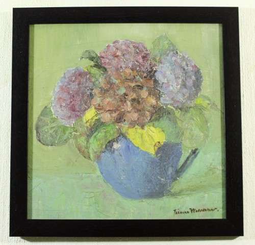 Johanna Wassenaar - Still life - Christmas Rose - A beautiful painting! Low price, bid now!!
