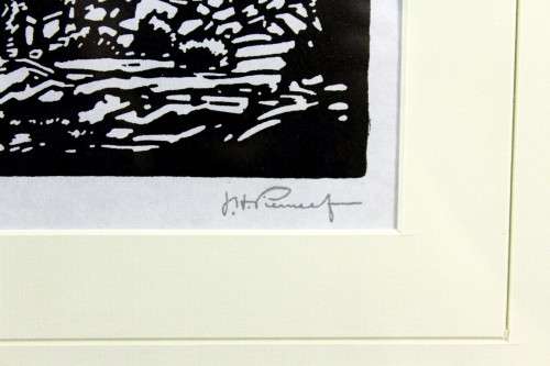 Pierneef - Landscape with house - A beautiful photo lithograph!! Bid now!