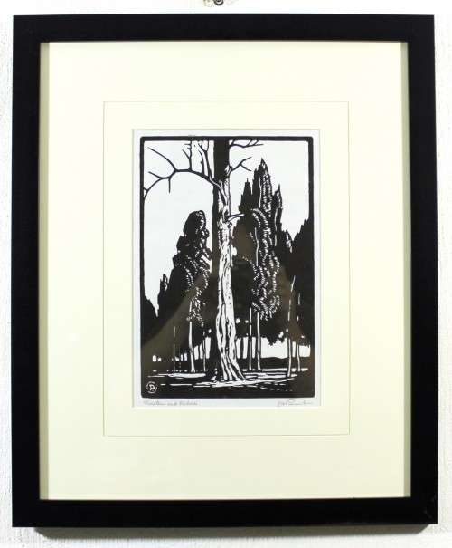 Pierneef - Treestem and  Furtrees - A beautiful photo lithograph!! Bid now!