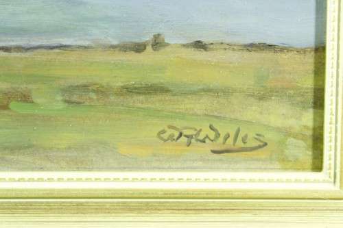 Walter Gilbert Wiles - Clouds over a landscape - Stunning investment art! Bid now! *Free courier