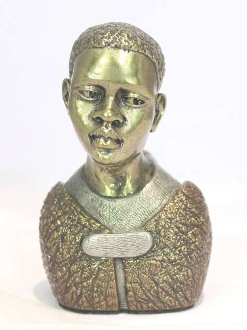 Casper Darare - Shona Mother with baby - Cold casting - Magnificent!! Bid now!