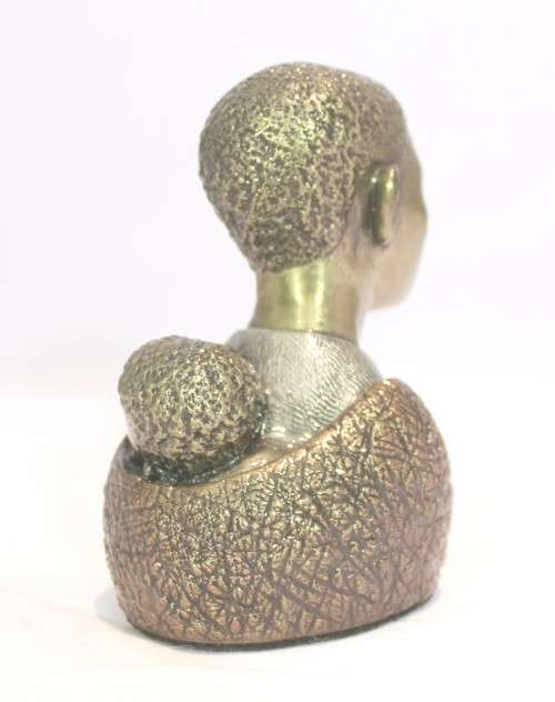 Casper Darare - Shona Mother with baby - Cold casting - Magnificent!! Bid now!