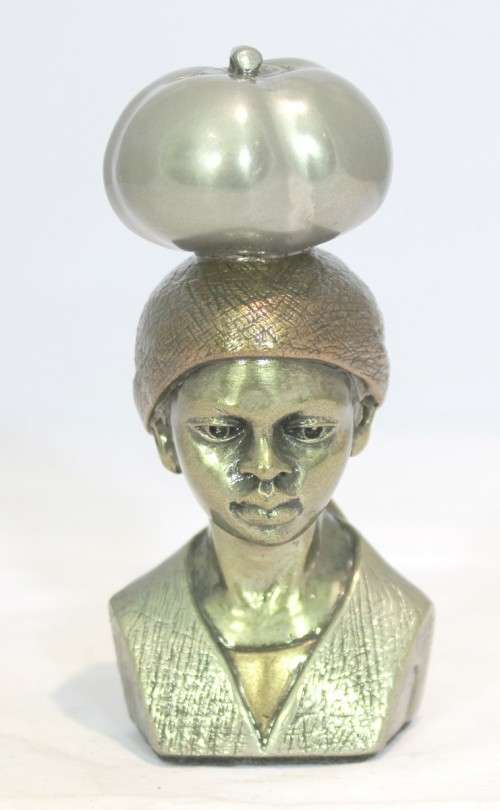 Casper Darare - Zulu girl - Cold casting - Magnificent!! Bid now!