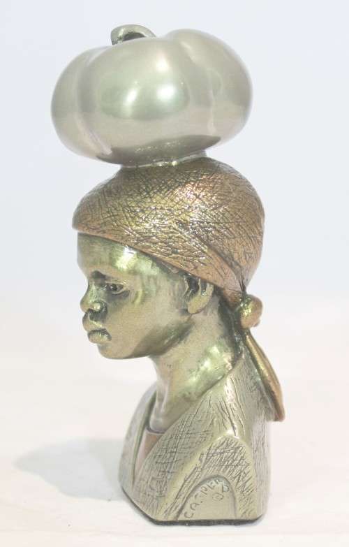 Casper Darare - Zulu girl - Cold casting - Magnificent!! Bid now!