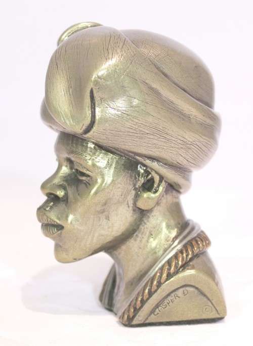 Casper Darare - Xhosa male - Cold casting - Magnificent!! Bid now!