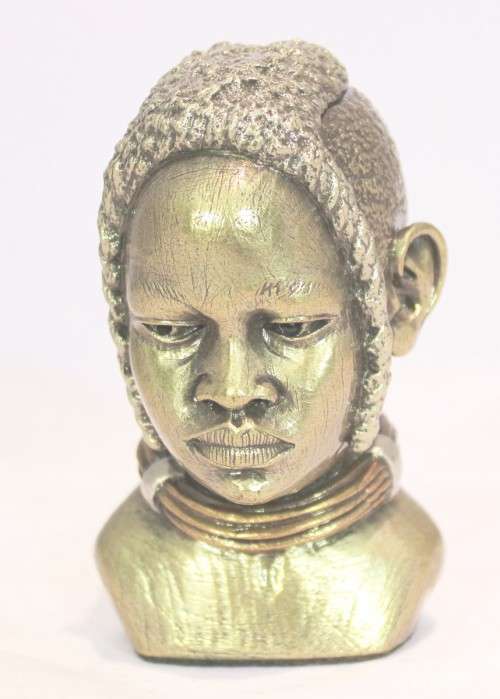 Casper Darare - Himba girl - Cold casting - Magnificent!! Bid now!