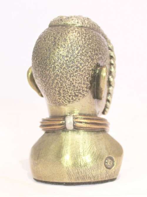 Casper Darare - Himba girl - Cold casting - Magnificent!! Bid now!