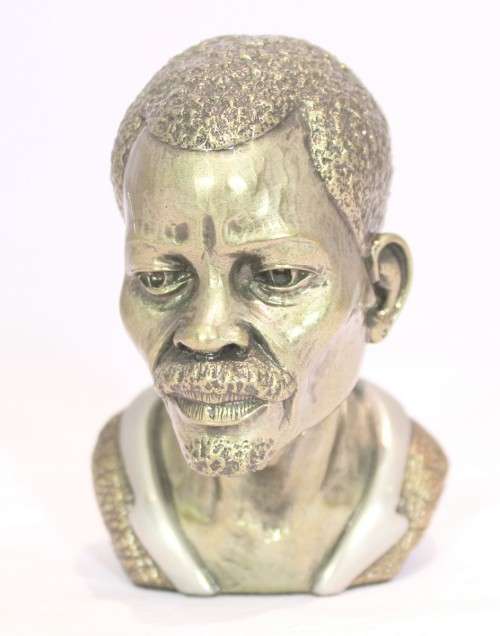 Casper Darare - Ndebele man - Cold casting - Magnificent!! Bid now!