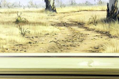 Rob MacIntosh - Eucalyptus trees in a landscape - A beautiful painting!! Bid now!