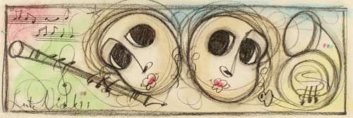 Lute Vink - Abstract faces