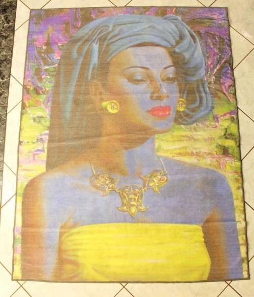 Tretchikoff - Balinese girl - Wall hanging or rug - A stunner!! Bid now!