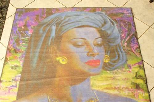 Tretchikoff - Balinese girl - Wall hanging or rug - A stunner!! Bid now!