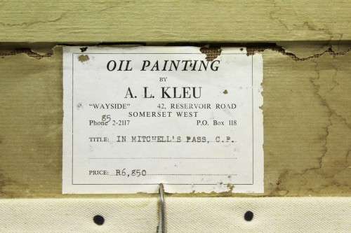 Arthur Kleu - Mitchell's Pass - A stunner!! Bid now!