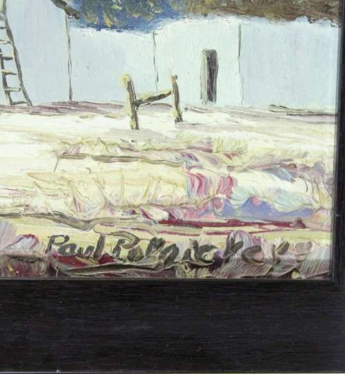 Paul Potgieter - Farmhouse in a landscape - A beautiful little treasure! - Bid now!!