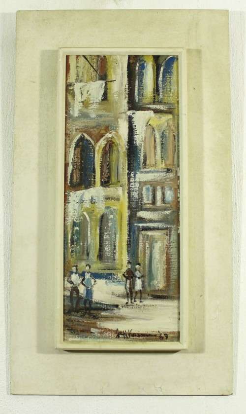 Jeff Kassmann - City street scene - A beauty! - Bid now!!