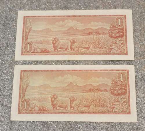 R1 - TW de Jongh - 2 Notes - Good condition - Low price - Bid now!