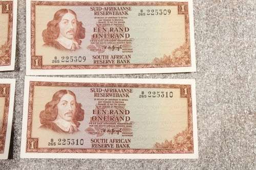 R1 - TW de Jongh - 10 Sequential numbers - Crisp & Uncirculated - Low price - Bid now!