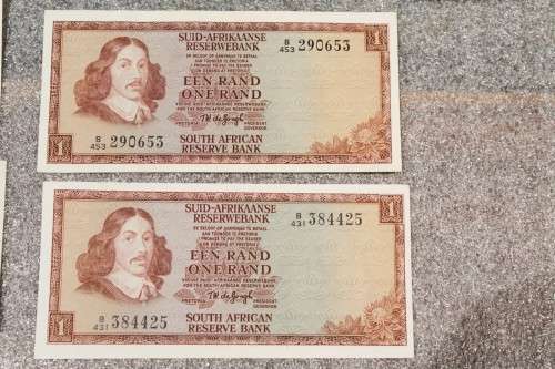 R1 - TW de Jongh - 10 Notes - Good circulated condition - Low price - Bid now!