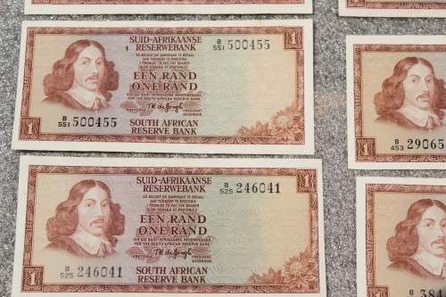 R1 - TW de Jongh - 10 Notes - Good circulated condition - Low price - Bid now!