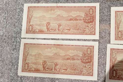 R1 - TW de Jongh - 10 Notes - Good circulated condition - Low price - Bid now!